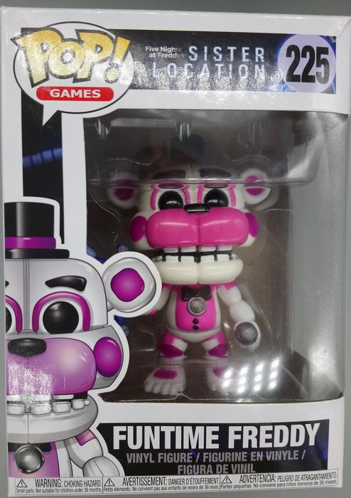 #225 Funtime Freddy - Five Nights at Freddys Sister Location Funko POP - PopsforSale.co.uk
