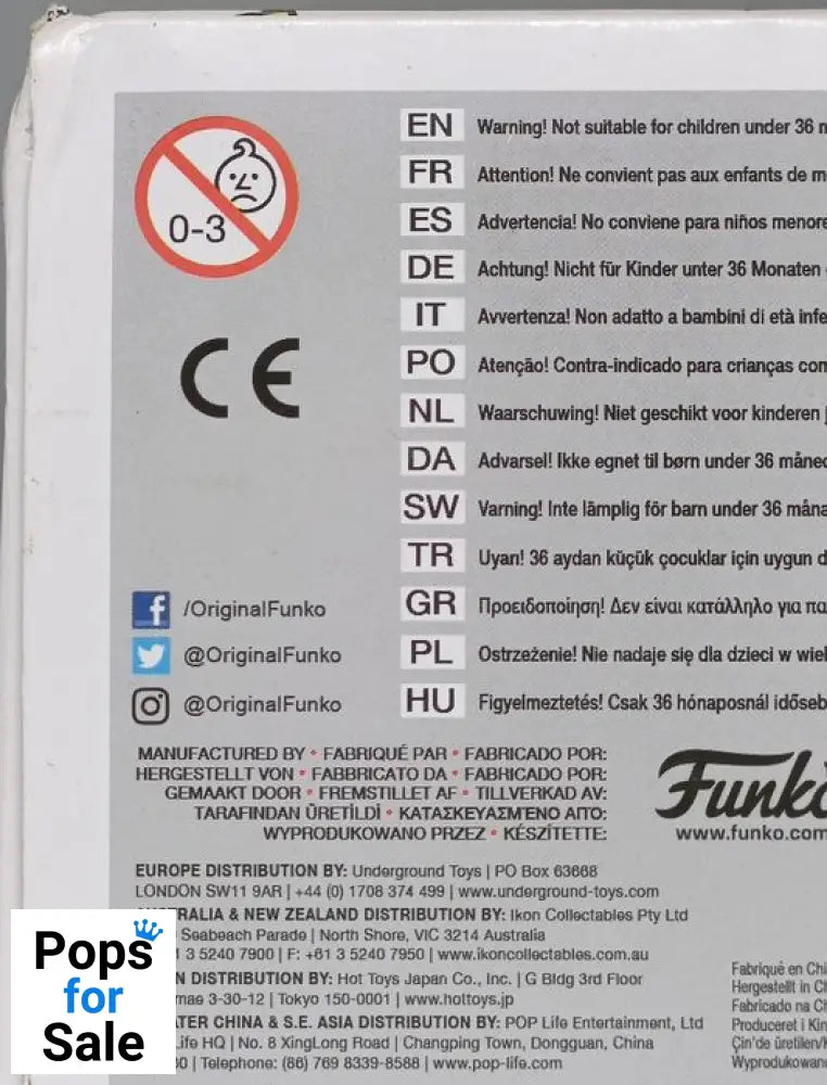 #225 Tommy - Rugrats - Box Damaged Funko POP
