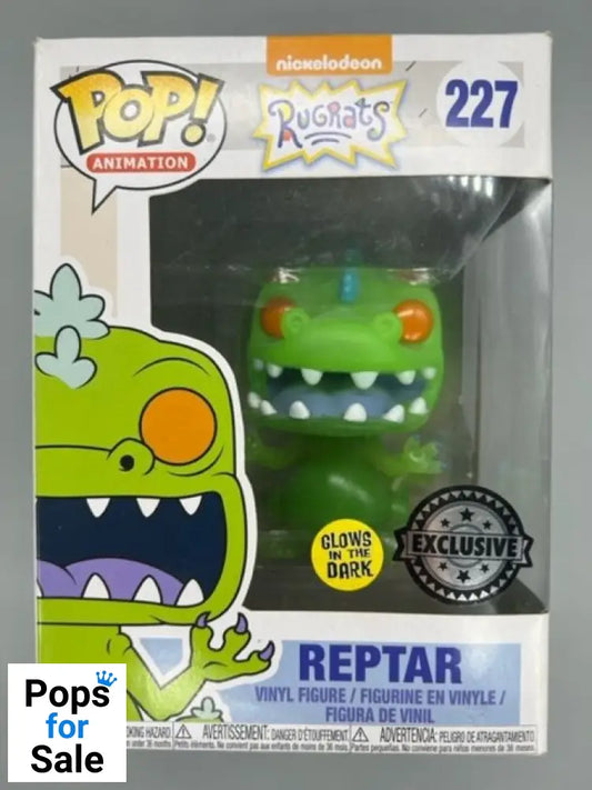 227 Reptar - Glow - Nickelodeon Rugrats Funko POP - Box Damaged