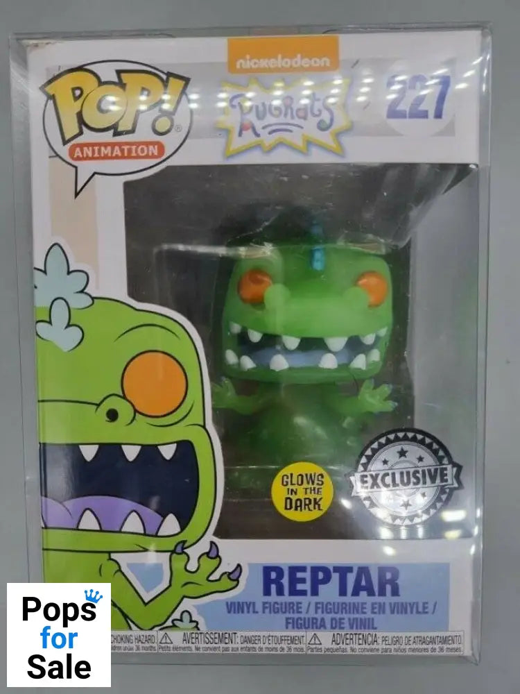 227 Reptar - Glow - Nickelodeon Rugrats Funko POP - Box Damaged
