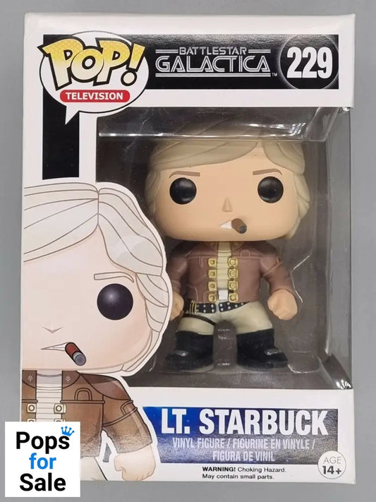 #229 Lt. Starbuck - Battlestar Galactica - Box Damaged Funko POP - PopsforSale.co.uk