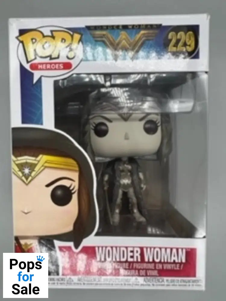 #229 Wonder Woman (Cloaked- Sepia) - DC - Box Damaged Funko POP