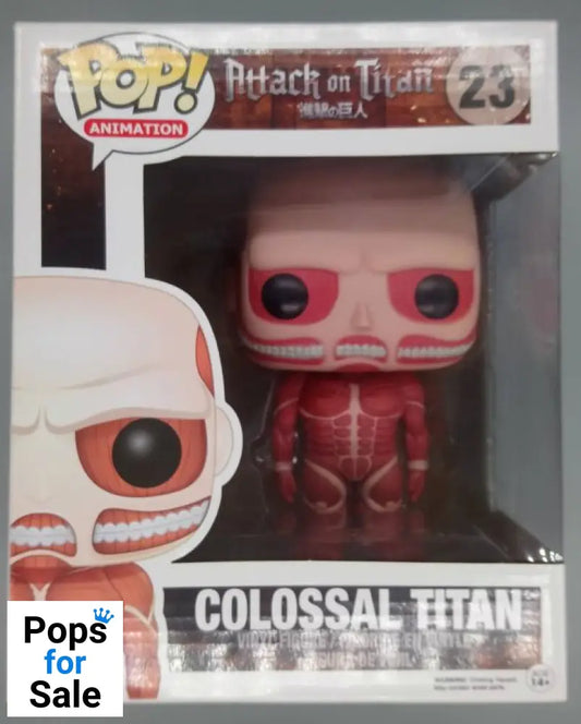 23 Colossal Titan - 6 Inch - Attack on Titan - Box Damaged Funko POP