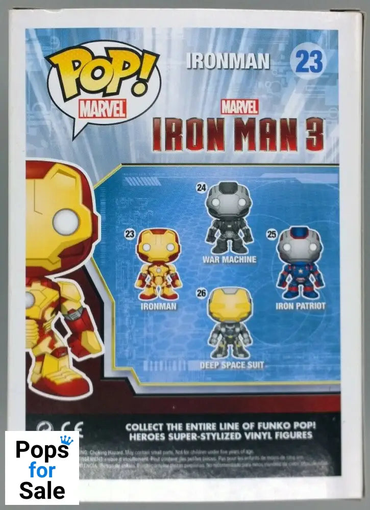 #23 Iron Man - Marvel Iron Man 3 Funko POP - PopsforSale.co.uk