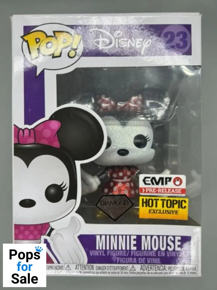 #23 Minnie Mouse - Diamond - Disney - Box Damaged Funko POP