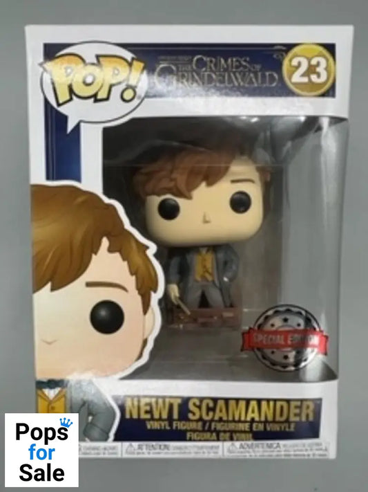 #23 Newt Scamander (In Suitcase) - Fantastic Beasts Box Damaged Funko POP - PopsforSale.co.uk