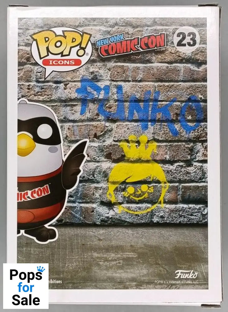 #23 Paulie Pigeon (Black) - Pop Icons - NYCC Exclusive 2019 Funko POP