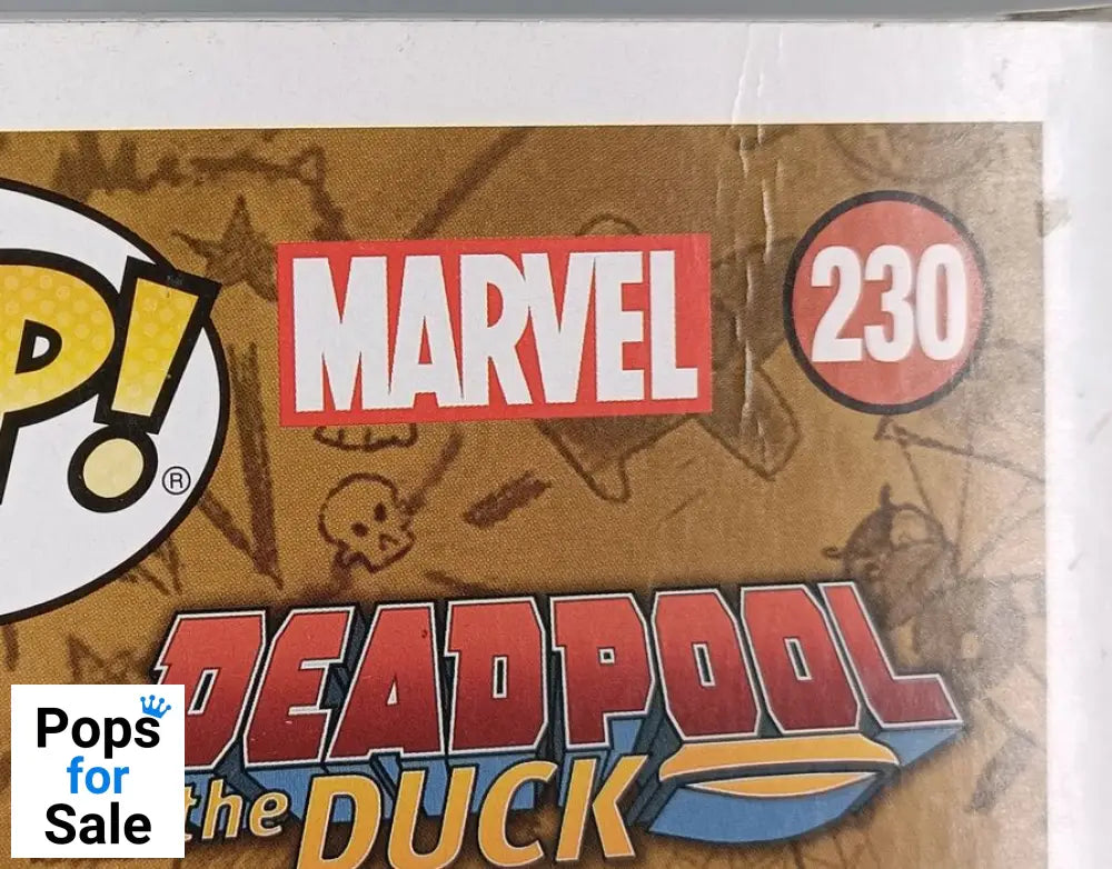 #230 Deadpool the Duck - Marvel - Box Damaged Funko POP - PopsforSale.co.uk