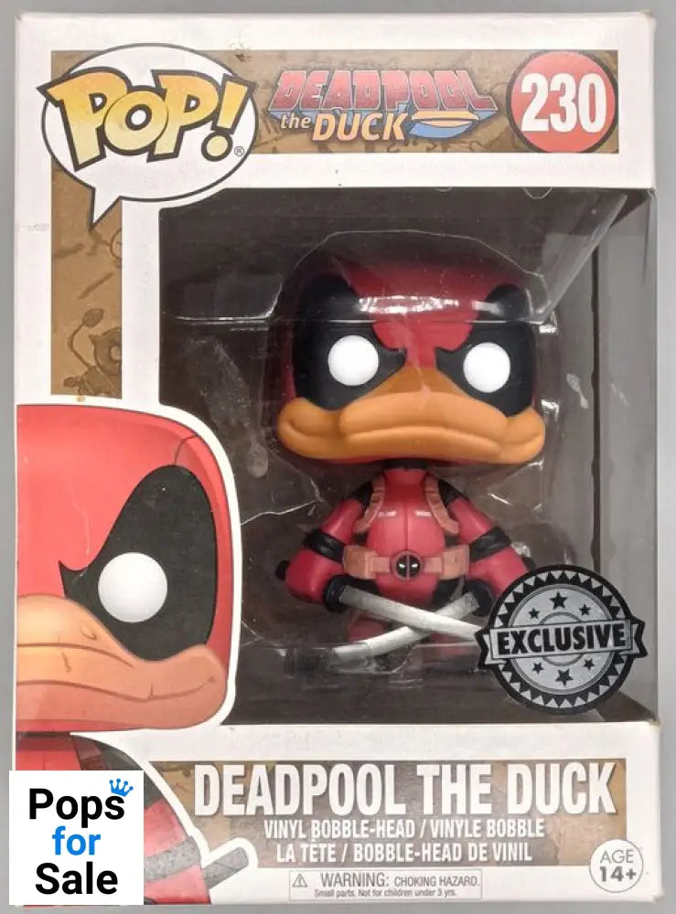 #230 Deadpool the Duck - Marvel - Box Damaged Funko POP - PopsforSale.co.uk