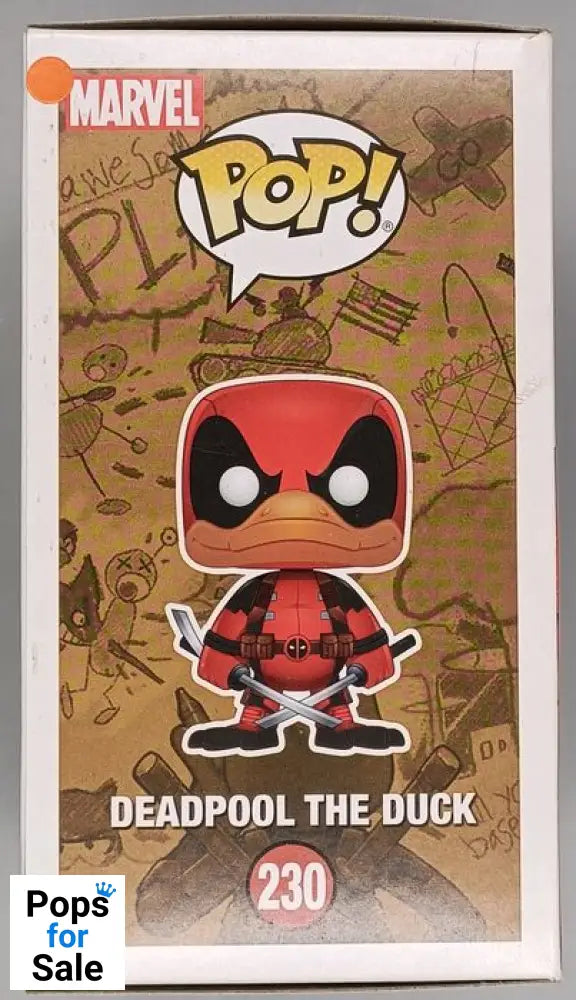 #230 Deadpool the Duck - Marvel - Box Damaged Funko POP