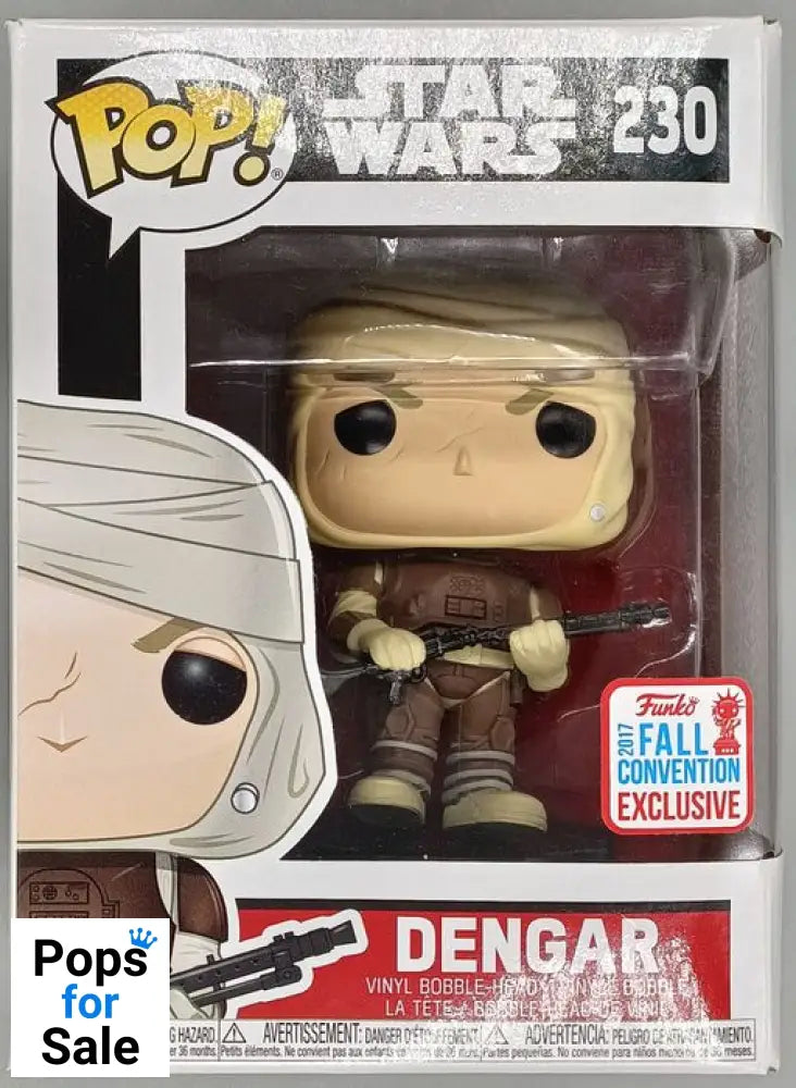 #230 Dengar - Star Wars - 2017 Con - Box Damaged Funko POP - PopsforSale.co.uk