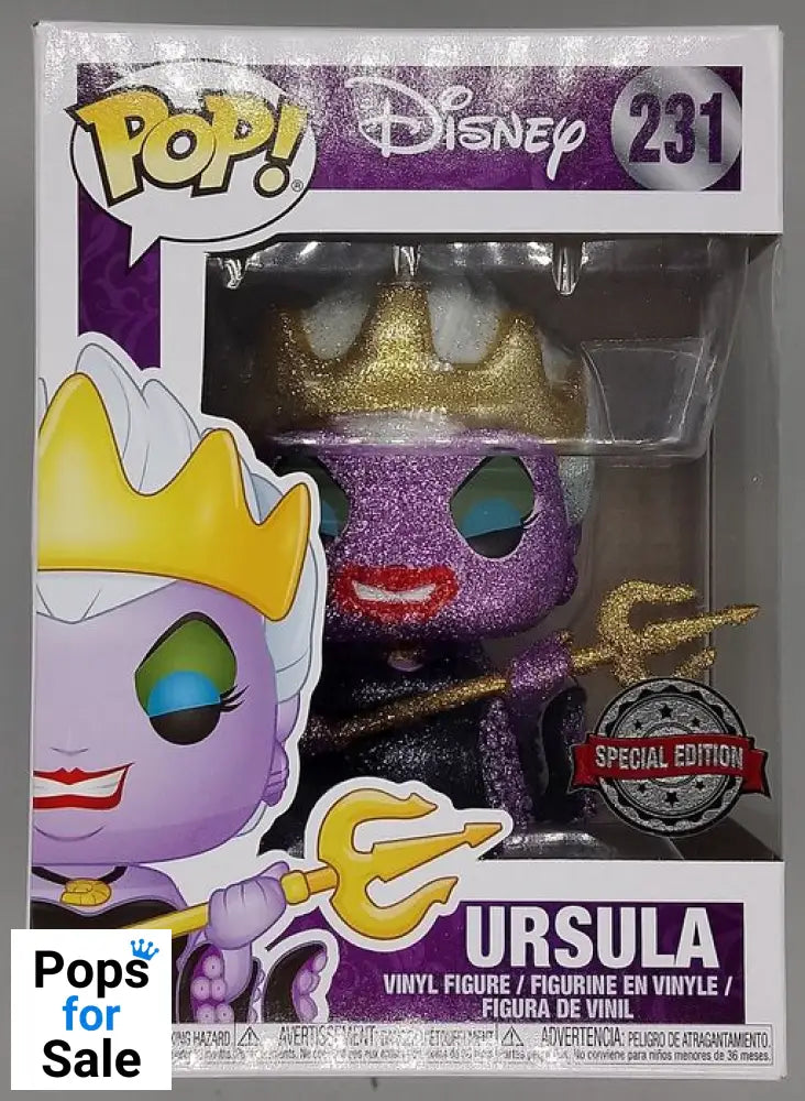 #231 Ursula - Diamond - Disney The Little Mermaid Funko POP - PopsforSale.co.uk