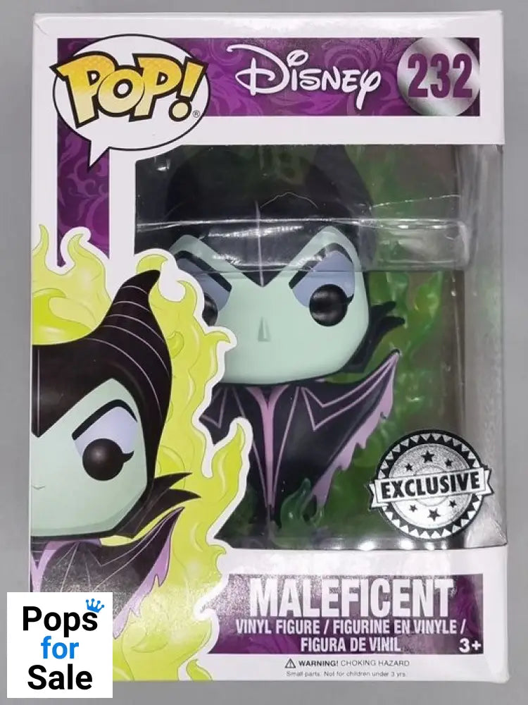 #232 Maleficent (Flames) - Disney - Box Damaged Funko POP