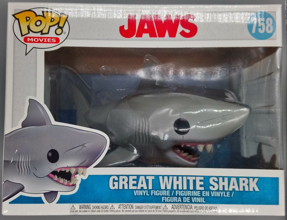 #758 Great White Shark - 6 Inch - JAWS - Box Damaged Funko POP