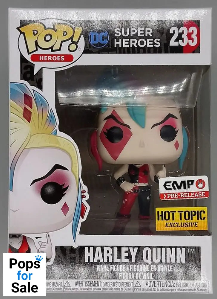 #233 Harley Quinn (Skull Bags) Punk - DC Super Heroes Funko POP - PopsforSale.co.uk