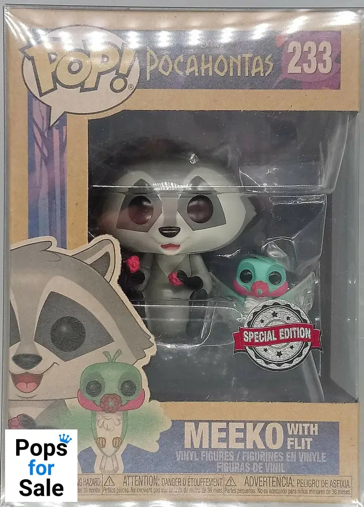 233 Meeko (with Flit) - Disney Pocahontas - Funko POP