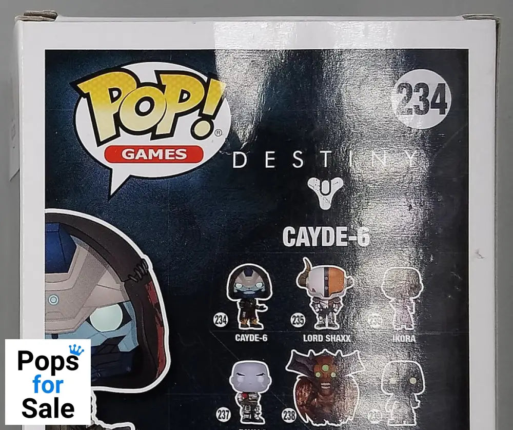 #234 Cayde-6 - Destiny - Box Damaged Funko POP
