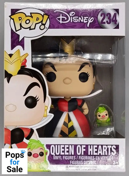 #234 Queen of Hearts (Hedgehog) Disney Alice in Wonde Box Damaged Funko POP