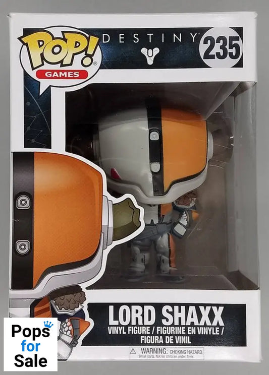 235 Lord Shaxx - Destiny Box Damaged Funko POP