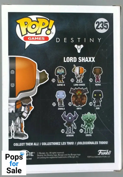 235 Lord Shaxx - Destiny Funko POP