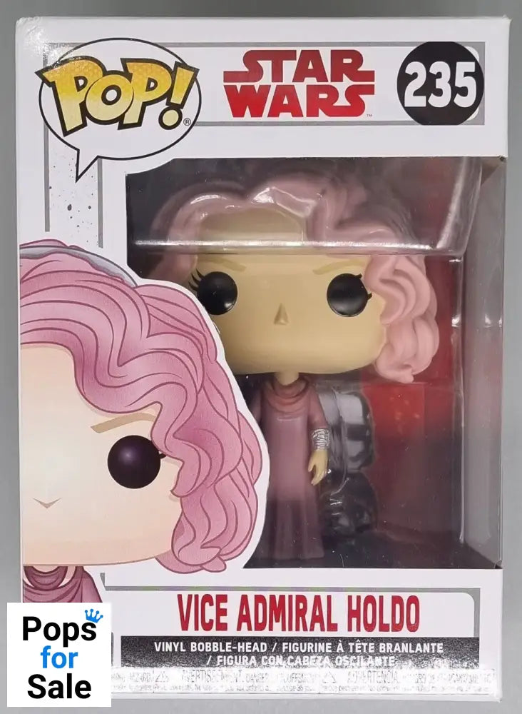 235 Vice Admiral Holdo - Star Wars - The Last Jedi Funko POP - Box Damaged