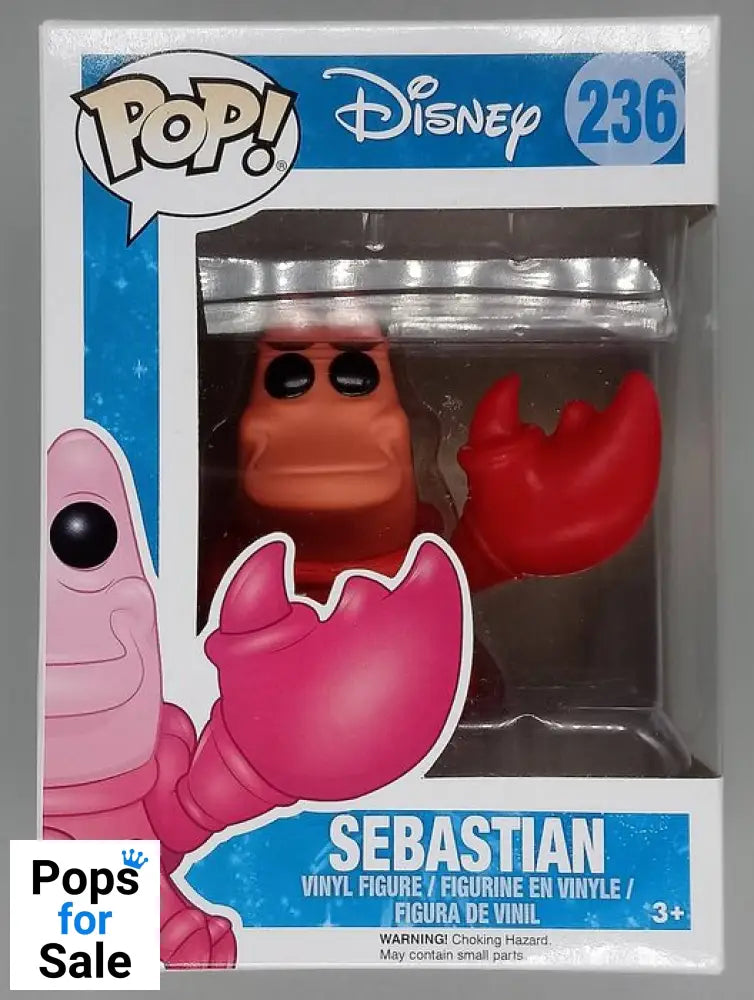 #236 Sebastian - Disney - The Little Mermaid - Box Damaged Funko POP