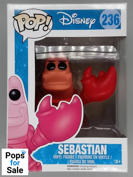 #236 Sebastian - Disney - The Little Mermaid - Box Damaged Funko POP - PopsforSale.co.uk