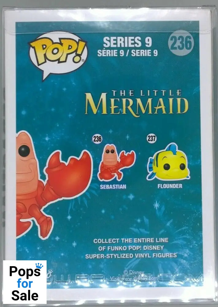 #236 Sebastian - Disney - The Little Mermaid Funko POP - PopsforSale.co.uk