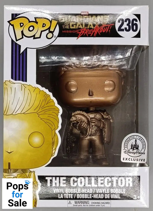 #236 The Collector (Gold) Marvel Guardians of th- Box Damaged Funko POP