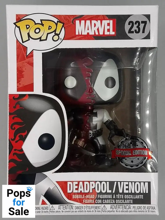 237 Deadpool / Venom - Metallic - Marvel - Funko POP - Box Damaged