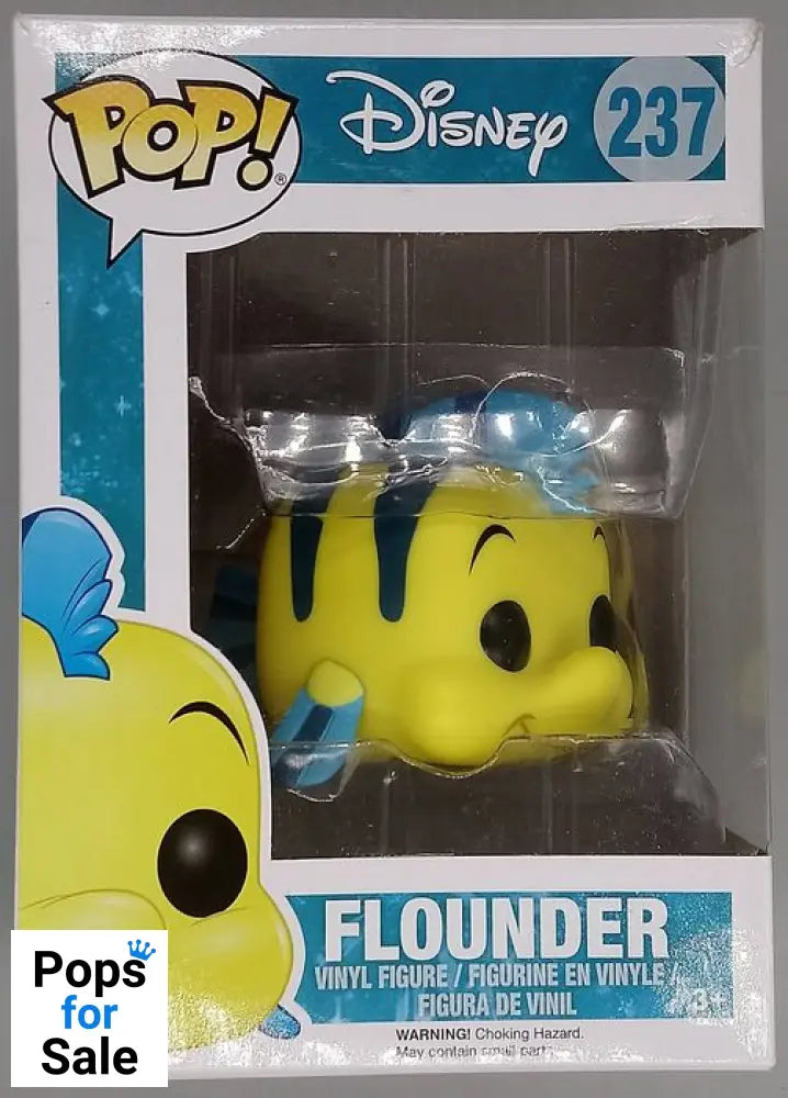 #237 Flounder - Disney The Little Mermaid - Box Damaged Funko POP - PopsforSale.co.uk