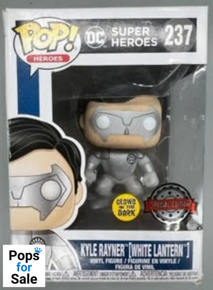 #237 Kyle Rayner (White Lantern) - Glow - DC Box Damaged Funko POP - PopsforSale.co.uk