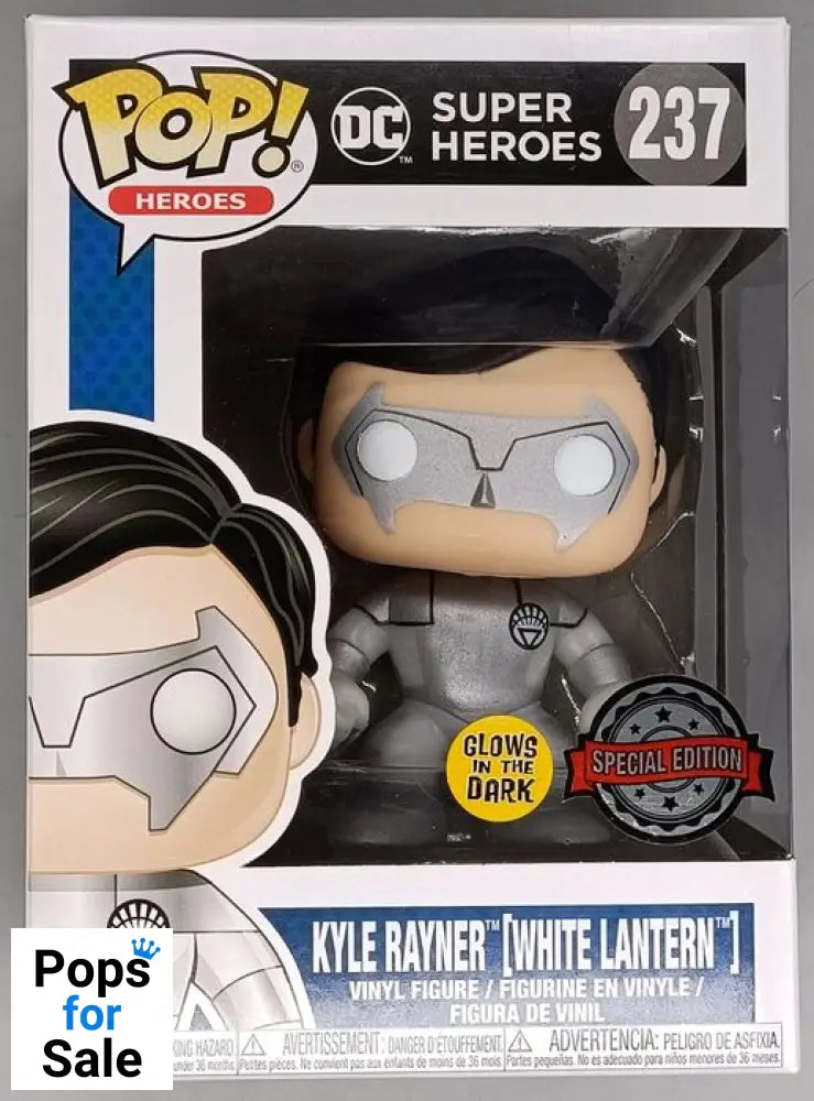 237 Kyle Rayner (White Lantern) - Glow - DC Funko POP