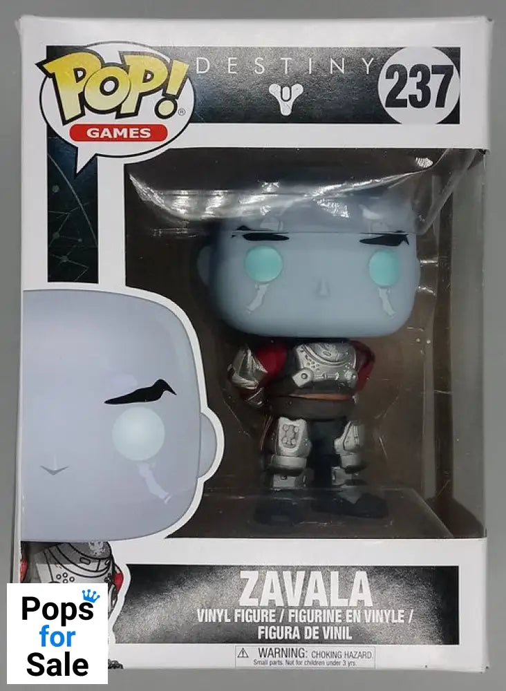 237 Zavala - Destiny - Box Damaged Funko POP