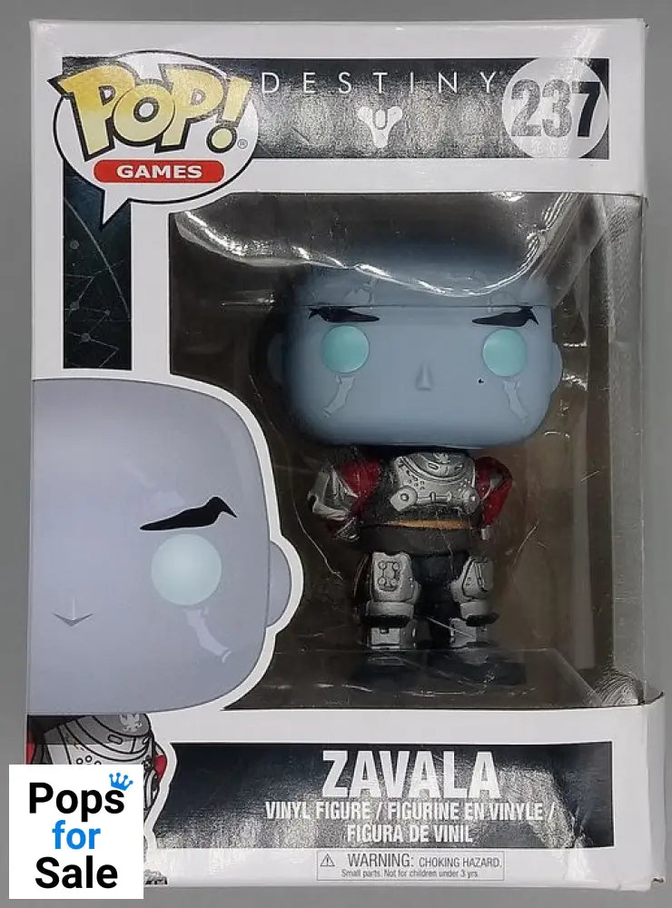 237 Zavala - Destiny - Box Damaged Funko POP