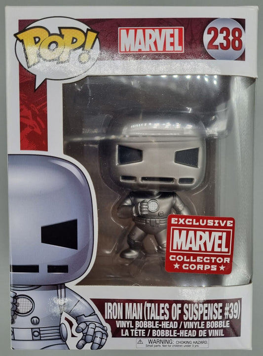 #238 Iron Man (Tales of Suspense #39) Marvel Collector Corps Funko POP - PopsforSale.co.uk