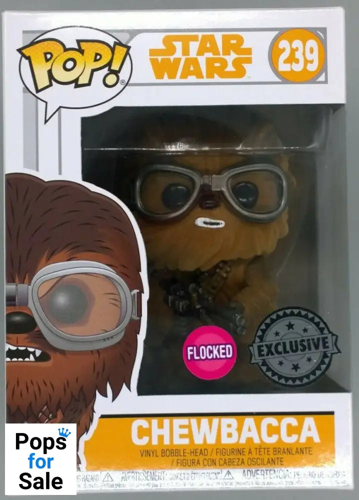 #239 Chewbacca - Flocked - Star Wars Funko POP - PopsforSale.co.uk