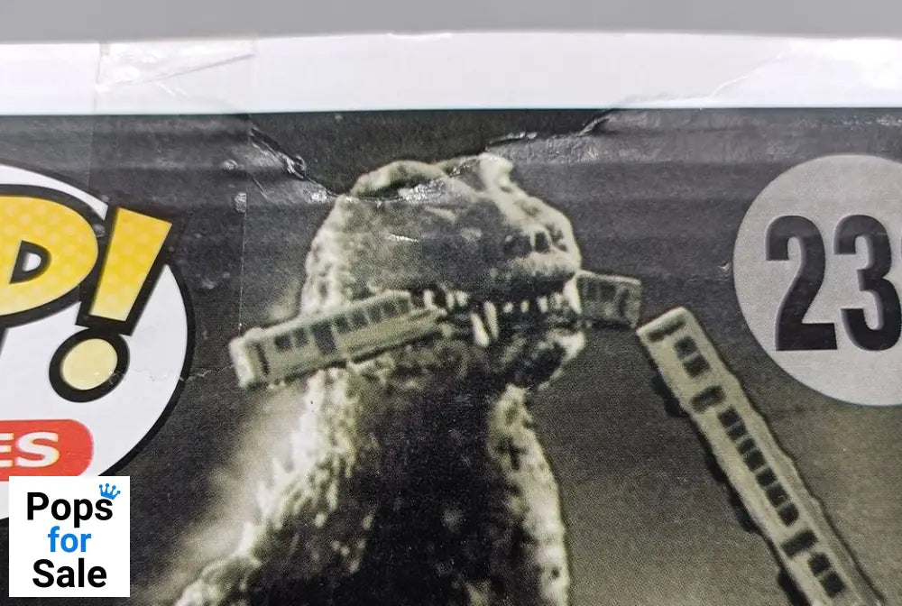 #239 Godzilla (Atomic Breath) 6 Inch - Glow Godzilla Box Damaged Funko POP
