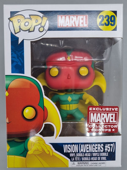 #239 Vision (Avengers #57) - Marvel Collectors Corps Funko POP - PopsforSale.co.uk