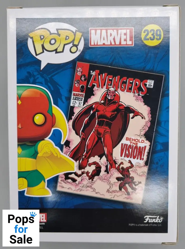 #239 Vision (Avengers #57) - Marvel Collectors Corps Funko POP - PopsforSale.co.uk