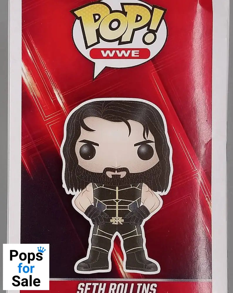 #24 Seth Rollins (Black) - WWE - Box Damaged Funko POP - PopsforSale.co.uk