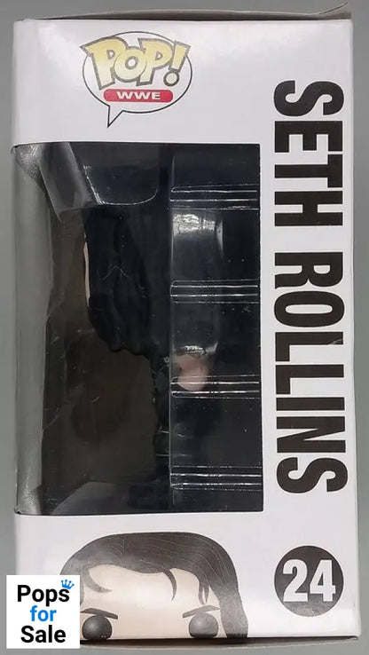 #24 Seth Rollins (Black) - WWE - Box Damaged Funko POP