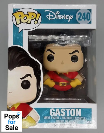 #240 Gaston - Disney Beauty and The Beast - Box Damaged Funko POP