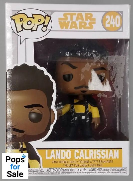 #240 Lando Calrissian - Star Wars - Solo - Box Damaged Funko POP - PopsforSale.co.uk