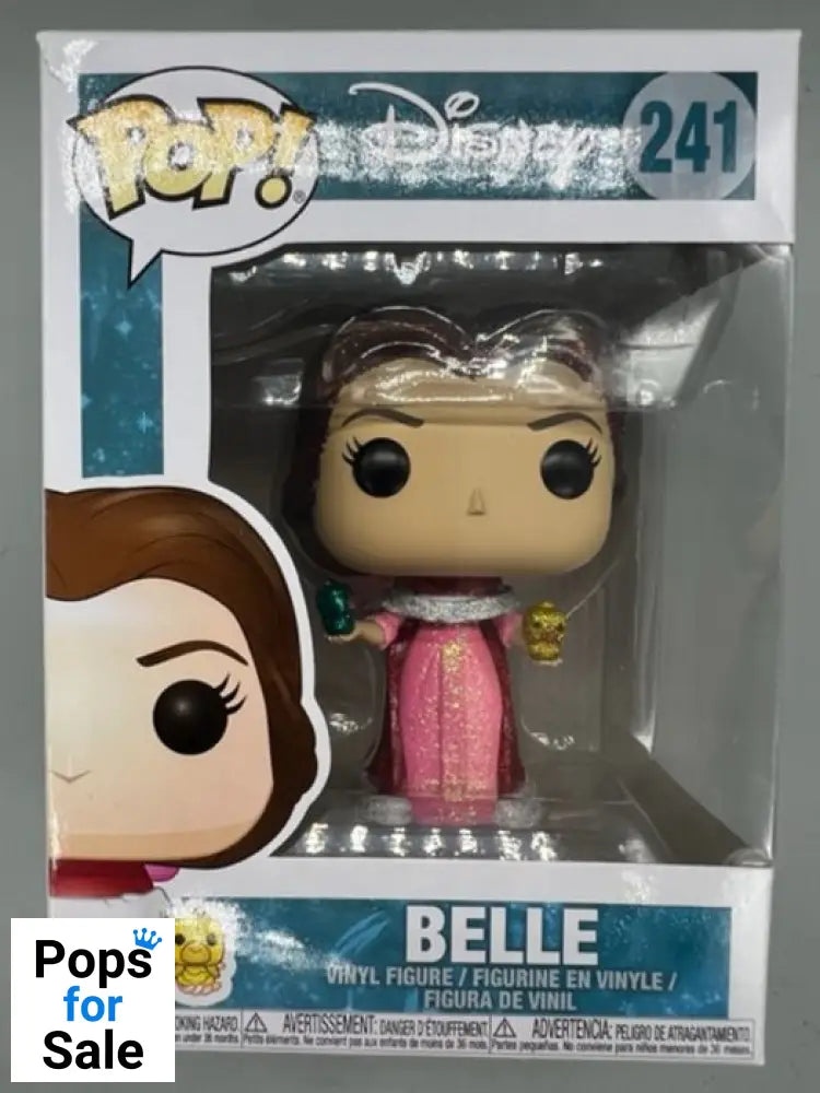 #241 Belle (Winter Birds) Diamond Disney Beauty & The Box Damaged Funko POP - PopsforSale.co.uk