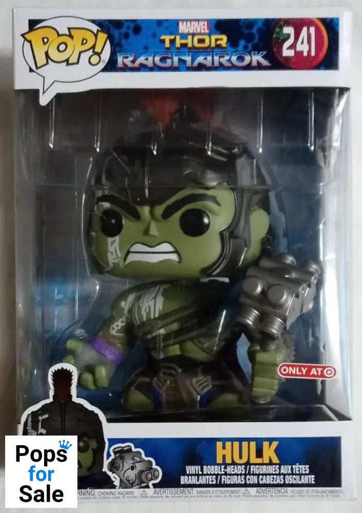 241 Hulk - 10 Inch Marvel Thor Ragnarok - Funko POP - Box Damaged