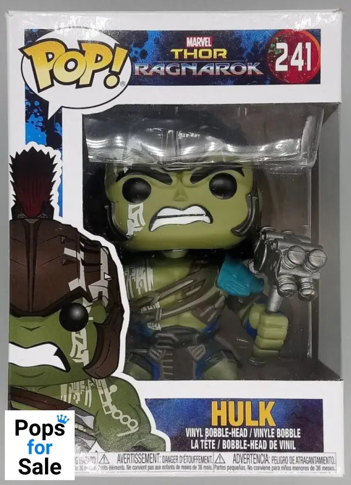 #241 Hulk - Marvel Thor Ragnarok - Box Damaged Funko POP - PopsforSale.co.uk