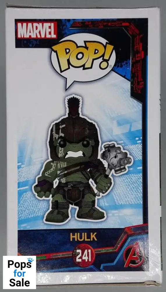 #241 Hulk - Marvel Thor Ragnarok - Box Damaged Funko POP - PopsforSale.co.uk