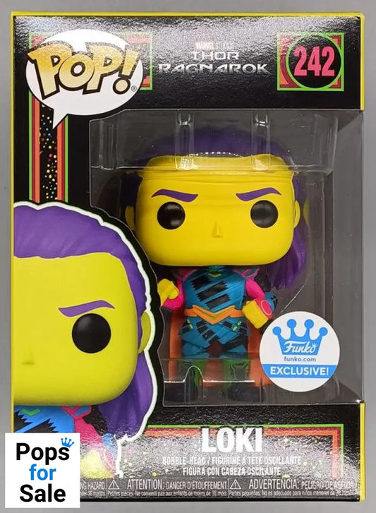 #242 Loki Blacklight - Marvel Thor Ragnarok Funko POP - PopsforSale.co.uk