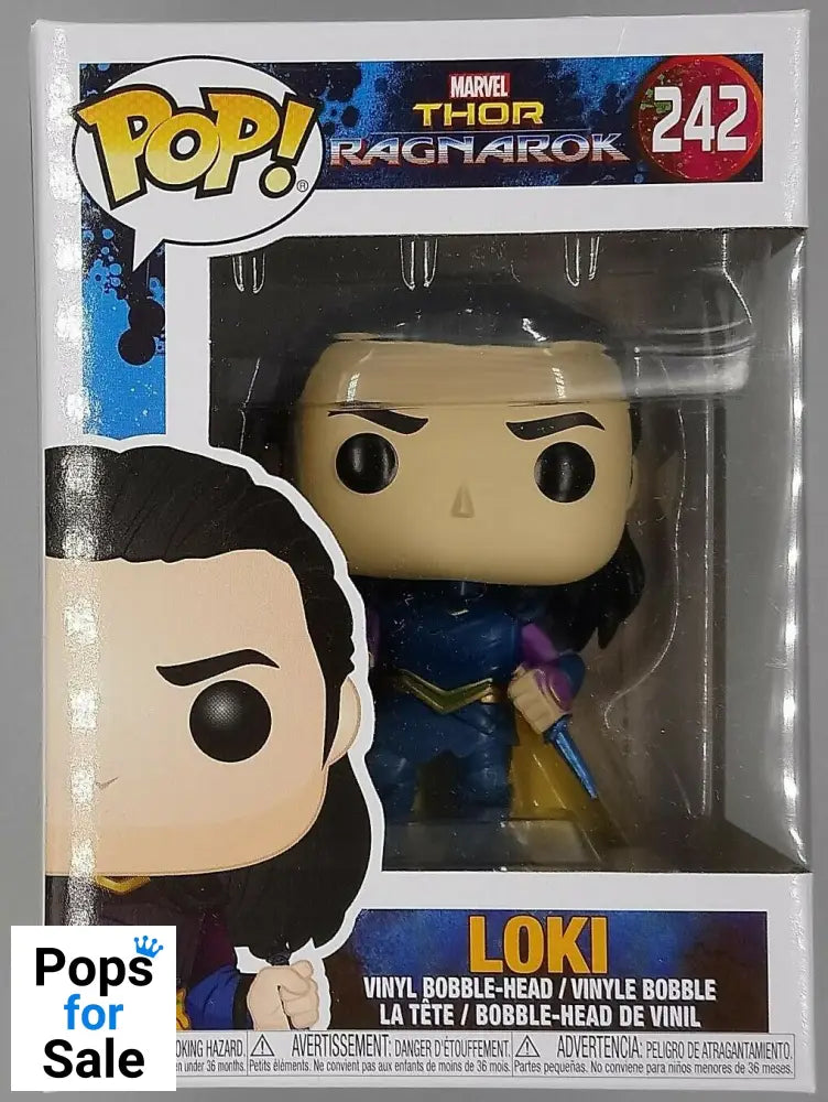 #242 Loki - Marvel Thor Ragnarok Funko POP - PopsforSale.co.uk